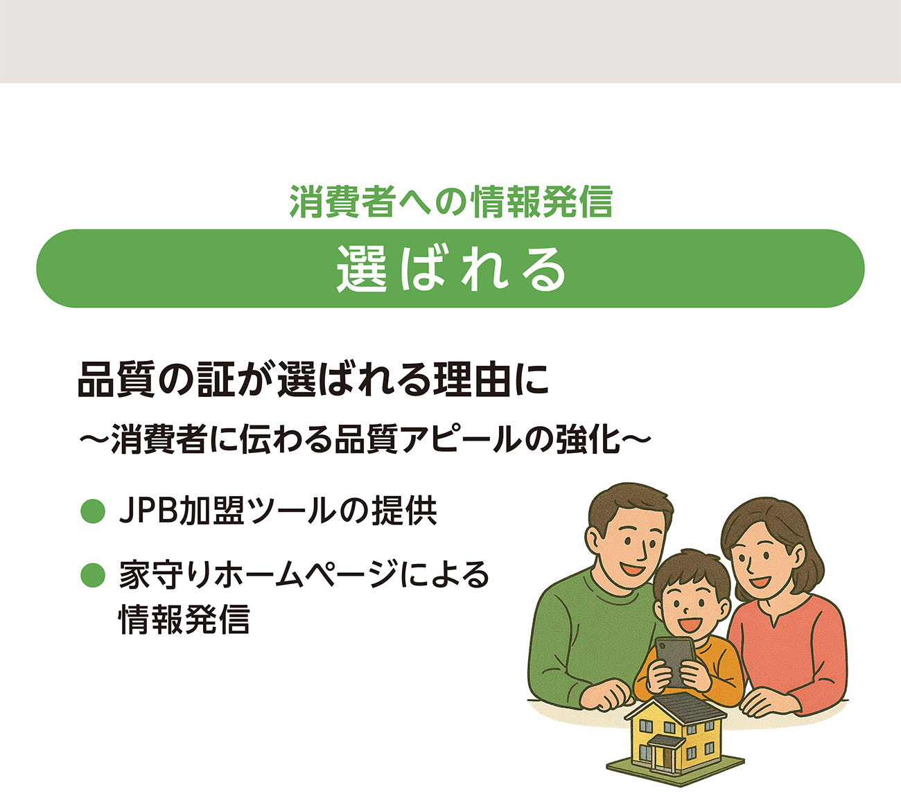 選ばれる│消費者への情報発信